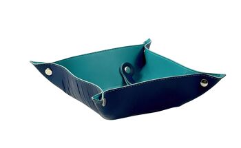 Etui à lunettes 2-EN-1 & plateau de rangement PÉTROLE/BLEU FONCÉ 4