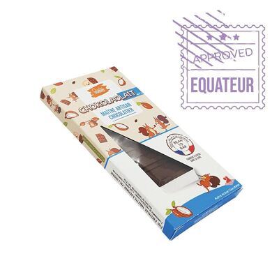 Barra de chocolate con LECHE – Bean to Bar – Origen Ecuador 47%