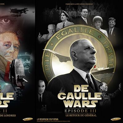 de Gaulle Wars - Posters de Gaulle