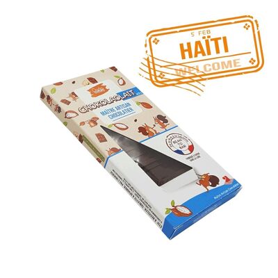 Barra de chocolate con LECHE – Bean to Bar – Origen Haití 47%