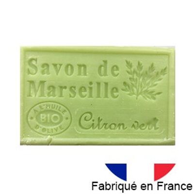 Savon de Marseille à l'huile d'olive bio parfum citron vert