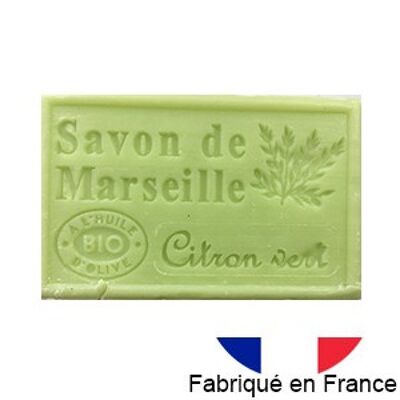 Marseille soap with organic olive oil lime scent
