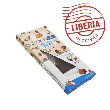 Tablette de chocolat au LAIT – Bean to Bar –  Origine Libéria 47% 5