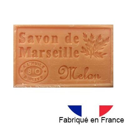 Savon de Marseille à l'huile d'olive bio parfum melon