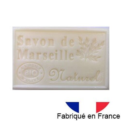 Savon de Marseille à l'huile d'olive BIO - parfum Naturel - 125g