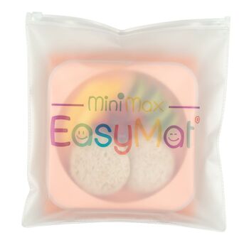 Assiette ventouse bébé ouverte portable (EasyMat MiniMax) - Perle 4