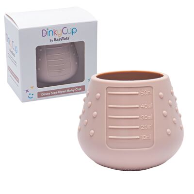 Baby Open Weaning Cup (DinkyCup – Mauve)