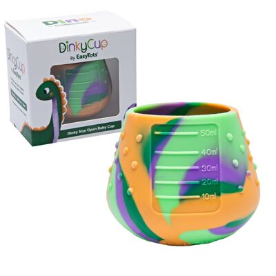 DinkyCup – Gobelet de sevrage ouvert pour bébé (toutes les couleurs) - Dino