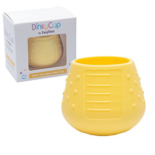 DinkyCup – Baby Open Weaning Cup (all colours) - Buttercup