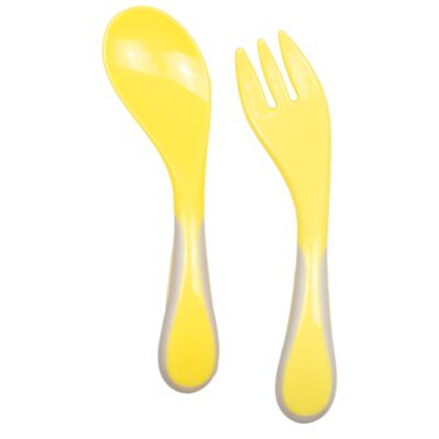 Small Baby Fork and Spoon Set - Buttercup