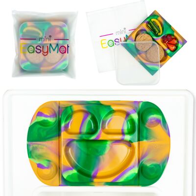 Tragbare geteilte Saugplatte für Babys (EasyMat Mini) - Dino