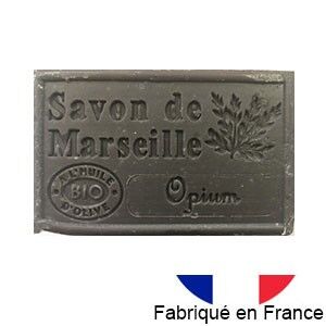 Marseille soap with organic olive oil - Opium fragrance - 125g