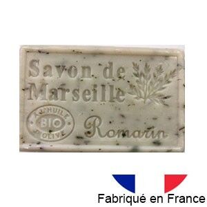 Marseille soap with organic olive oil - Rosemary fragrance - 125g