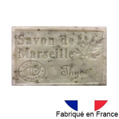 Marseille soap with organic olive oil thyme fragrance