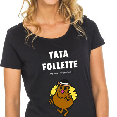 Tshirt noir tata folette 2