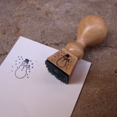 Stempel "Schneemann"