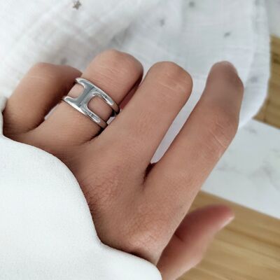 Lucia silver ring