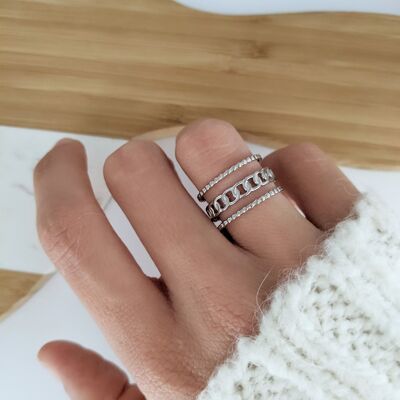 Silver Cosette ring