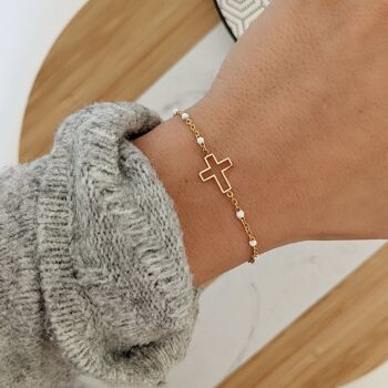 Bracelet Ambrine Blanc 4