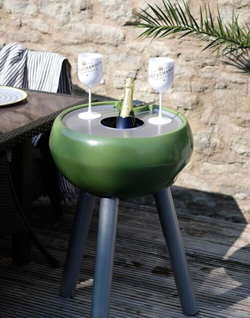 Drinks Cooler – Tall + Champagne Tray / Colour: Olive