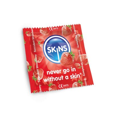 Skins Condoms - Strawberry - 12