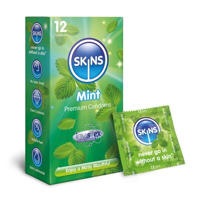 Préservatifs Skins - Menthe - 4