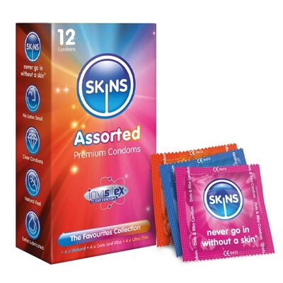 Préservatifs Skins - Assortis - 4