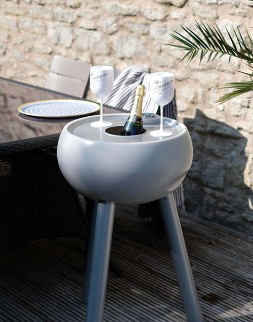 Drinks Cooler – Tall + Champagne Tray / Colour: Moon Grey