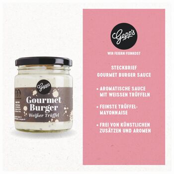 Sauce Gepp's Gourmet Burger 250ml 2