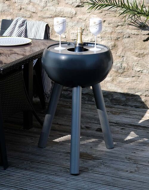 Drinks Cooler – Tall + Champagne Tray / Colour: Charcoal