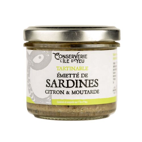 Emietté de Sardines  au citron & moutarde