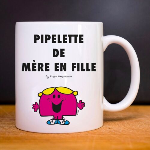 Mug blanc pipelette de mère en fille 2