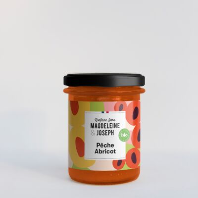 Bio-Aprikosen-Pfirsich-Marmelade