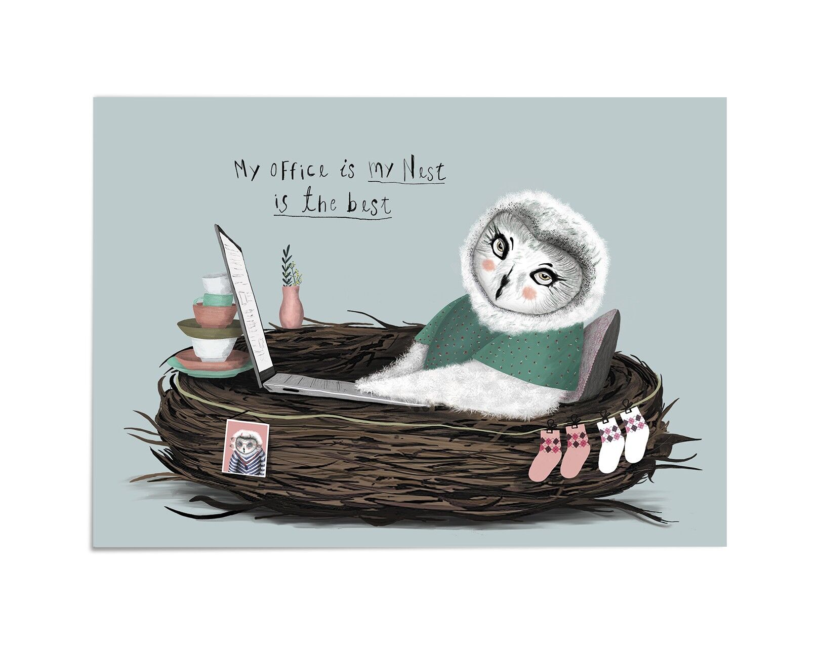 Cartolina // motivo home office