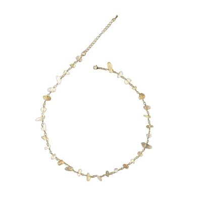 Collier Ras Du Cou Citrine