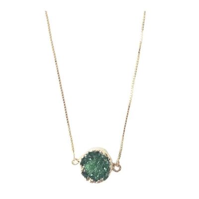 Collier Druzy vert