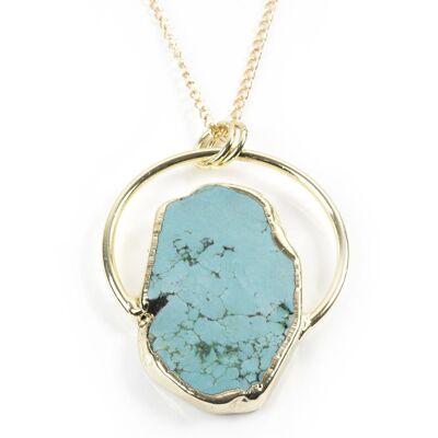 Collier Turquoise Demi-Cercle