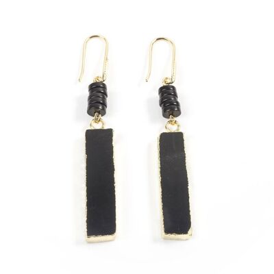 Boucles d'Oreilles Barre Tourmaline