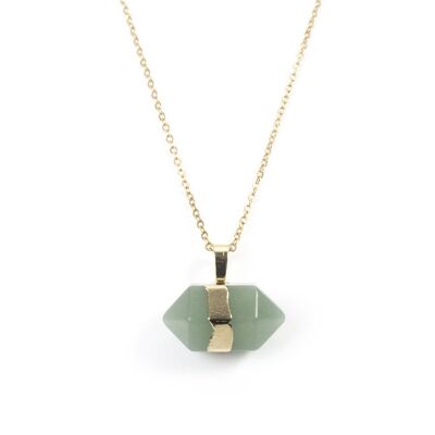 Collier Hexagonal Aventurine