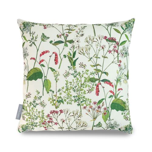 Celina Digby Luxury Garden Outdoors Water Resistant Cushion Pillow with Filling, 45x45cm - Welsh Meadow Floral Design