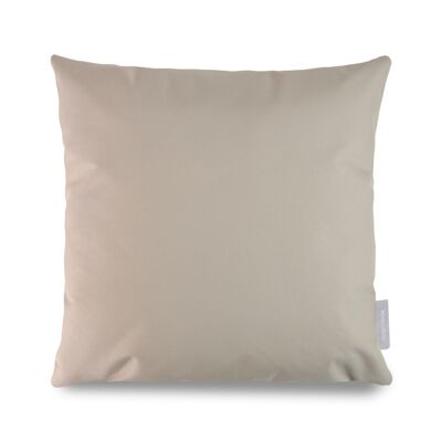Celina Digby Luxury Garden Outdoors Water Resistant Cushion Pillow with Filling, 45x45cm - Plain Beige to Compliment Other Designs