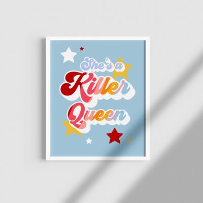 Queen/ Freddie Mercury/ Queen Print/ Killer Queen/