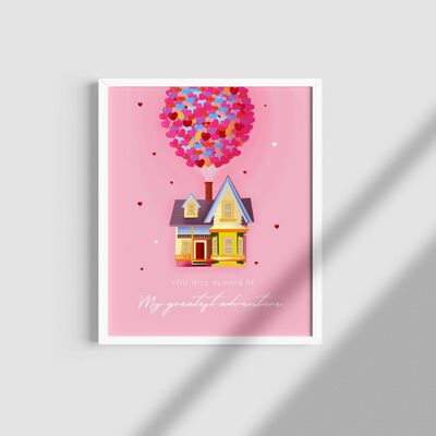Valentines/ Valentines Print/ Disney Up Print / Disney