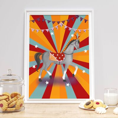 Circus Horse / The Greatest Showman Print /