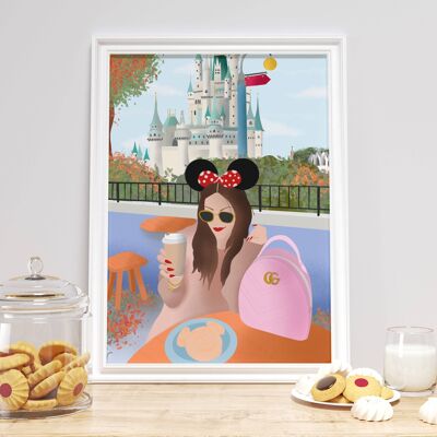 Disneyland Dreaming / Disney Print / Cinderella /