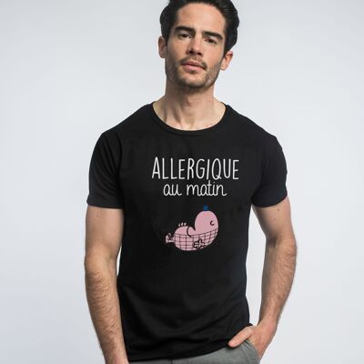 CAMISETA ALÉRGICA NEGRA POR LA MAÑANA