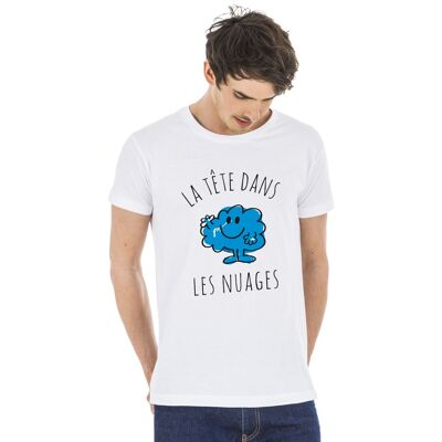 TSHIRT BLANC La tête dans les nuages