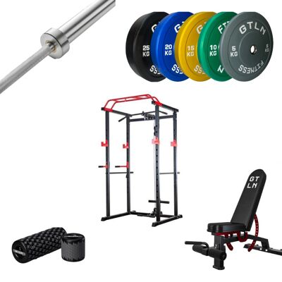 GTLN V1 Complete Home Gym Package - 250kg Plate Bundle