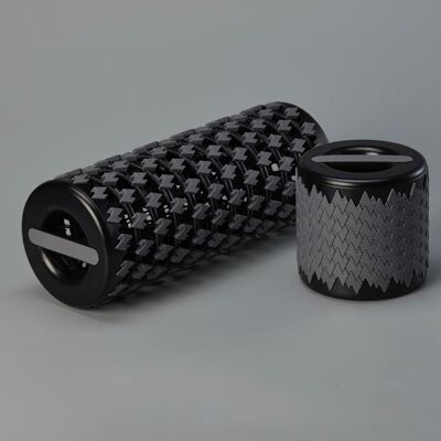 Portable expandable Foam Roller - Black