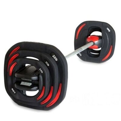 20kg Smart Bodypump Barbell With Crocodile Clips Ideal for Les Mills - 20kg Set